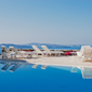 Pool Area at The Canaves Oia Hotel