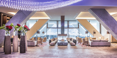 Lobby at InterContinental Davos