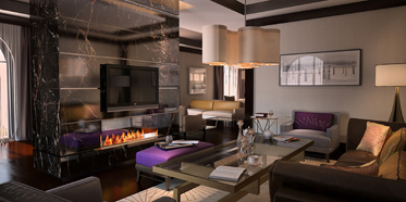 Suite Living Area at Solis Sochi Hotel and Suites