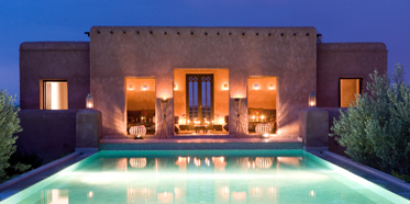 Pool by Night at Grace Marrakech