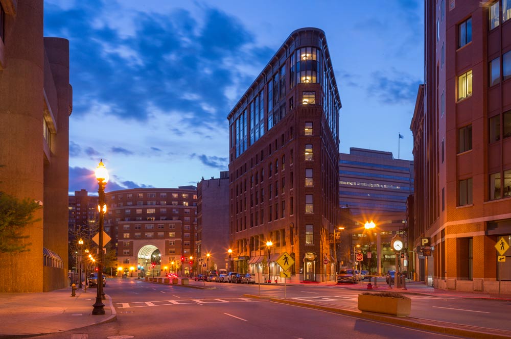 Exterior of The Boxer Boston Hotel