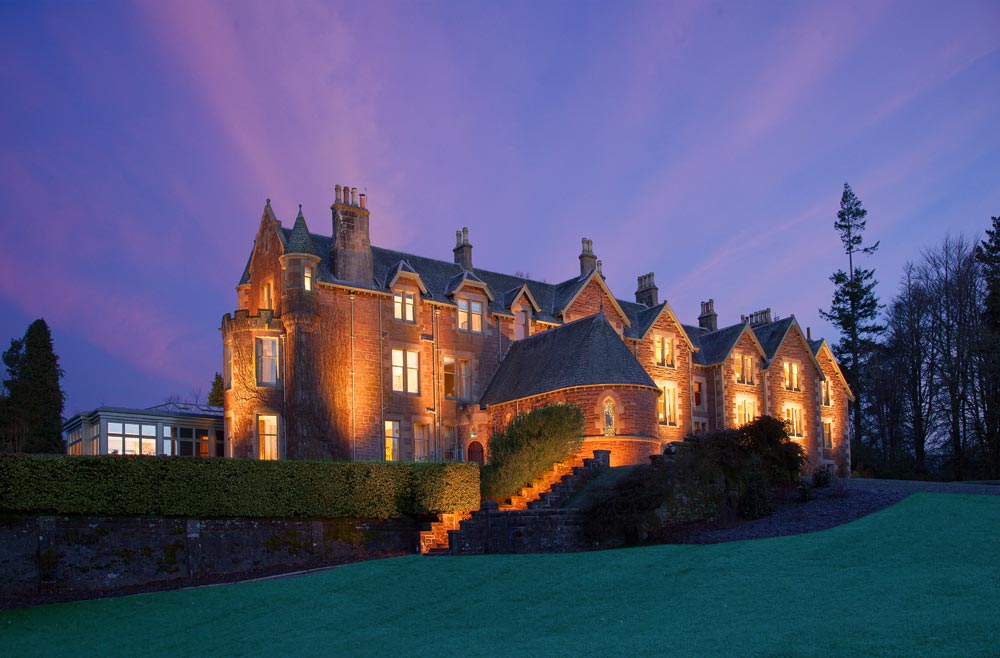 Exterior of Cromlix House Hotel