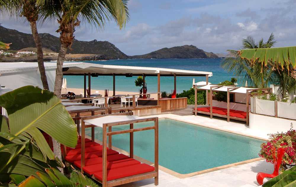 Outdoor Pool at Hotel Taiwana, St. Barthelemy