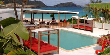 Outdoor Pool at Hotel Taiwana, St. Barthelemy