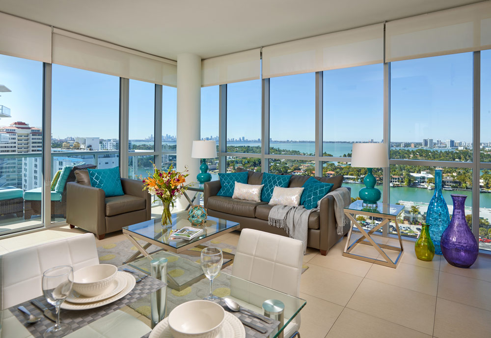 Churchill Suites Monte Carlo Suite Living Area, Miami Beach