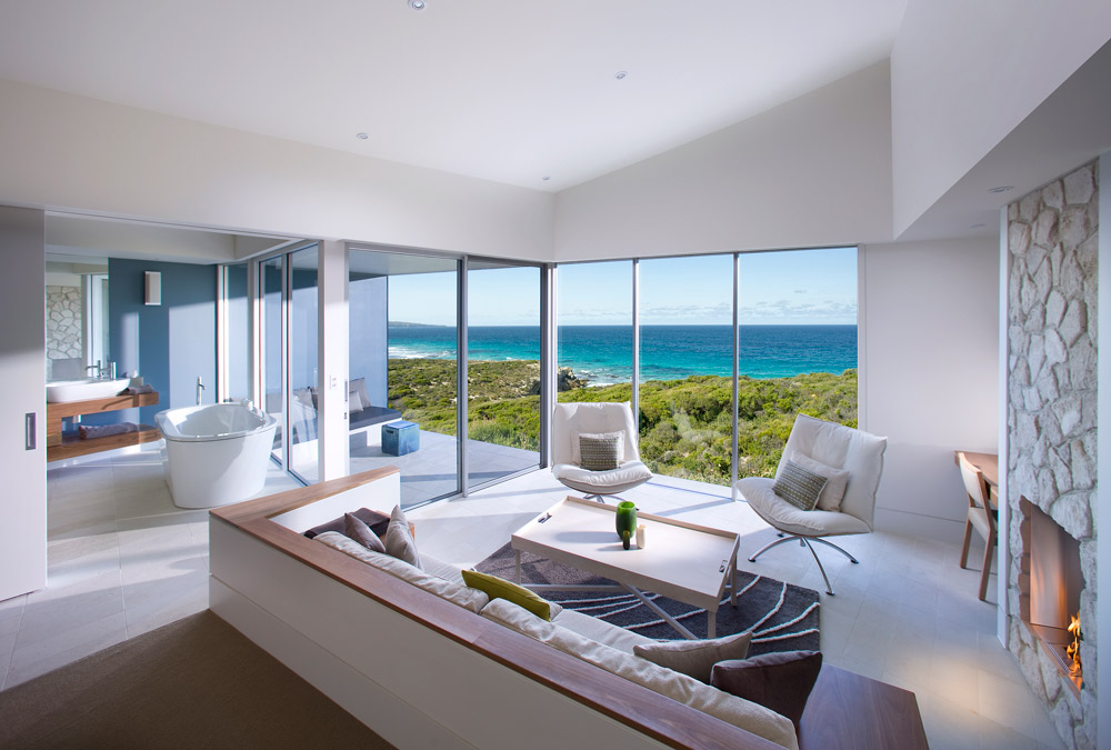 Suite Living Area at Southern Ocean Lodge Kangaroo Island, Australia