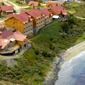 Aerial View of Los Cauquenes Resort and Spa Ushuaia, Tierra del Fuego, Argentina