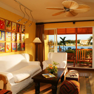 Suite Living Area at Pelican Bay at Lucaya