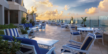 Sunset From Terrace at Condado Vanderbilt San Juan