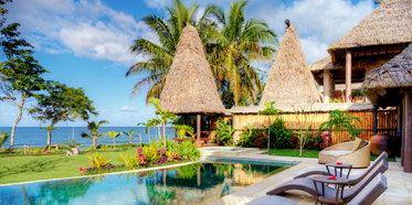 Beachfront grand pool villa with private pool, Pacific Harbour, Fiji Islands