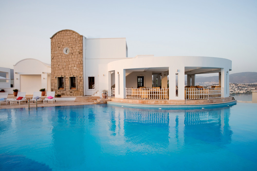 Pool at Doria Hotel Bodrum, Turkey