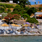 Beach at Doria Hotel Bodrum, Turkey