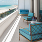 Corner Suite Balcony at Faena Hotel Miami Beach, FL