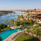 Aerial View of Sofitel Legend Old Cataract Aswan in Aswan, Egypt