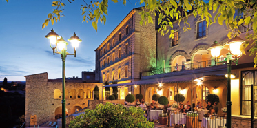 Terrace Dining at La Bastide de Gordes, France