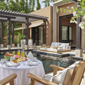 Private Villa Breakfast Setting at Mandarin Oriental Marrakech, Morocco