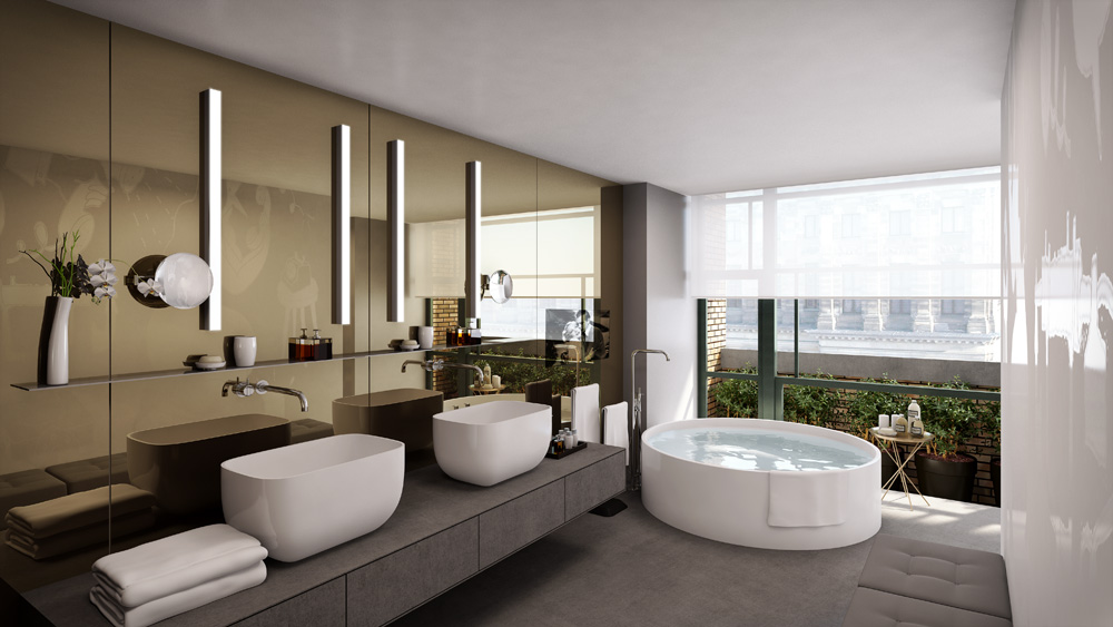 Bathroom at the W Amsterdam