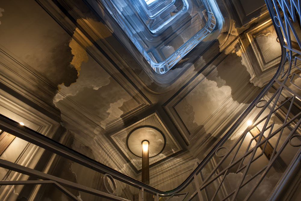 Stairwell at the Nolinski Paris