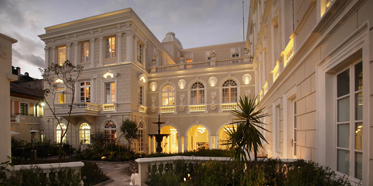 Garden and Exterior of Casa Gangotena, Quito, Ecuador