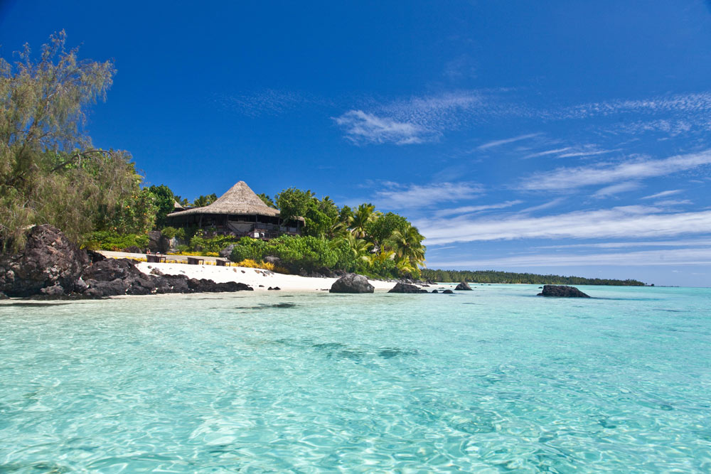 Pacific Resort Aitutaki overlooks the turquoise waters of Aitutaki Lagoon