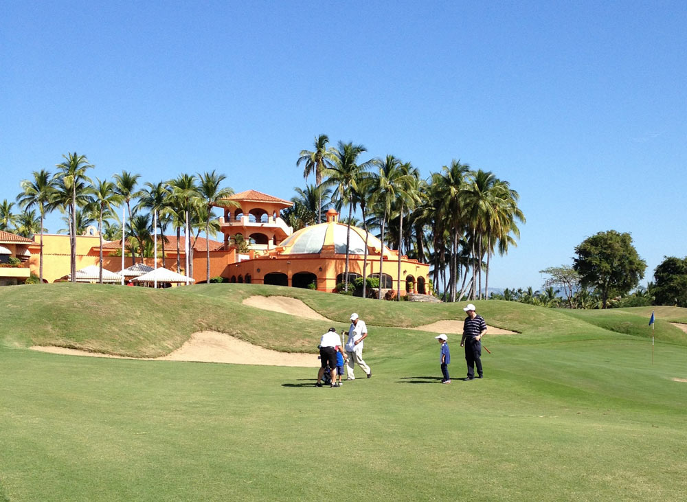 Golfing at Isla Navidad Country Club