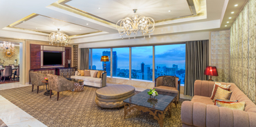 Suite Lounge at The St. Regis Mumbai, India