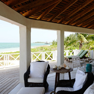Terrace Lounge at Kamalame Cay, Andros, The Bahamas