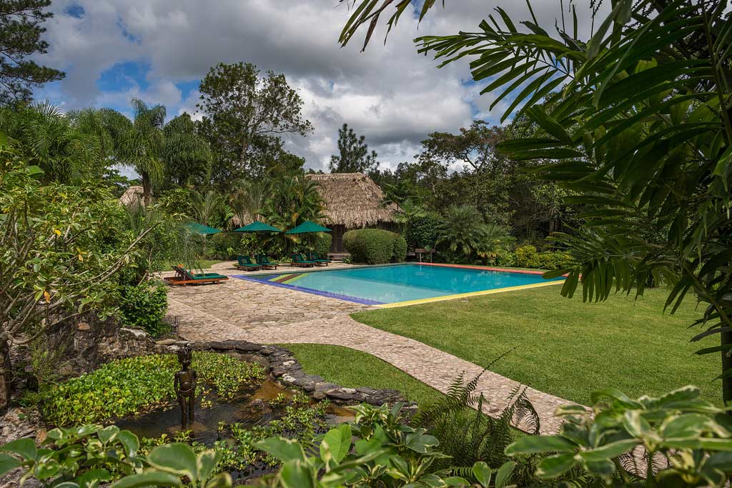 Outdoor Pool at Blancaneaux Lodge, Belize