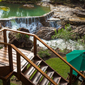 Waterfall Views at Blancaneaux Lodge, Belize