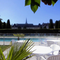 Outdoor Pool at Chateau de Gilly, France