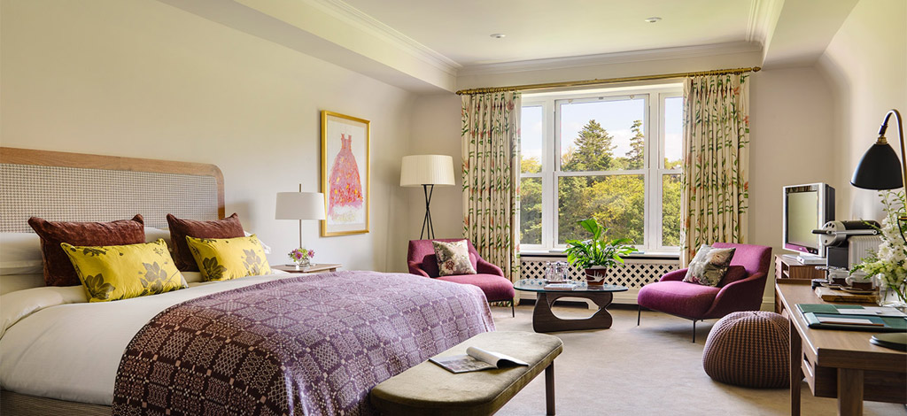 Guest Room at Sheen Falls Lodge, Kerry County, Ireland