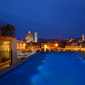 Rooftop Pool at Grand Hotel Minerva Florence, Italy