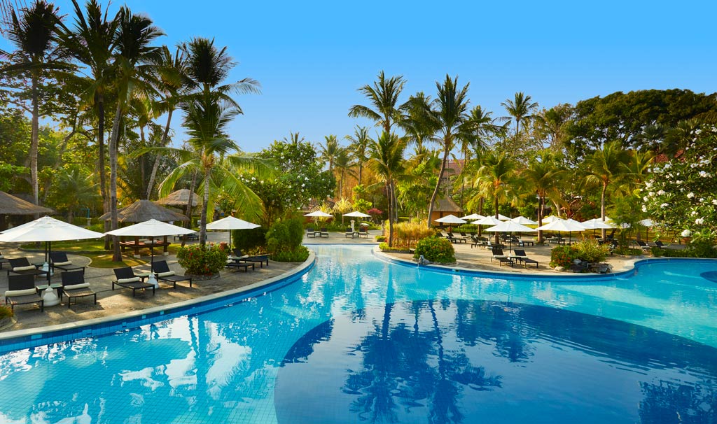 Outdoor Pool at Melia Bali, Bali, Indonesia