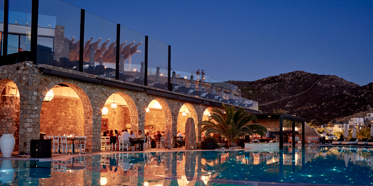 Outdoor Pool at Royal Myconian Resort and Thalasso Spa, Mykonos, Greece