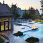 Outdoor Pool at Fairmont Le Manoir Richelieu, Charlevoix, PQ, Canada