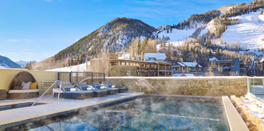 Outdoor Pool at Residences at The Little Nell, Aspen, CO