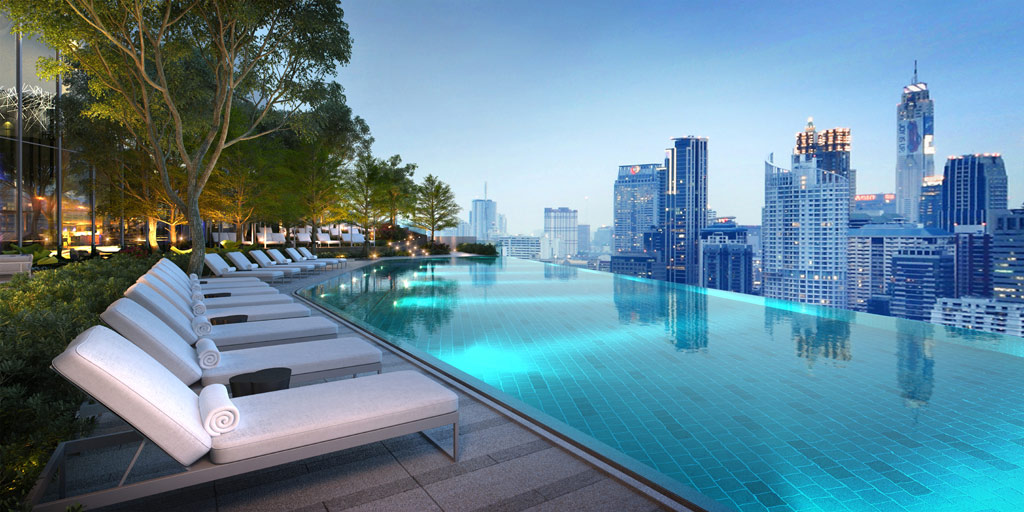 Outdoor Pool at Park Hyatt Bangkok, Thailand