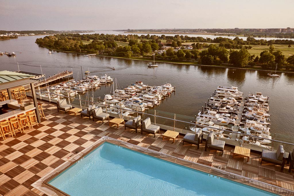 Outdoor Pool at InterContinental Washington D.C. The Wharf