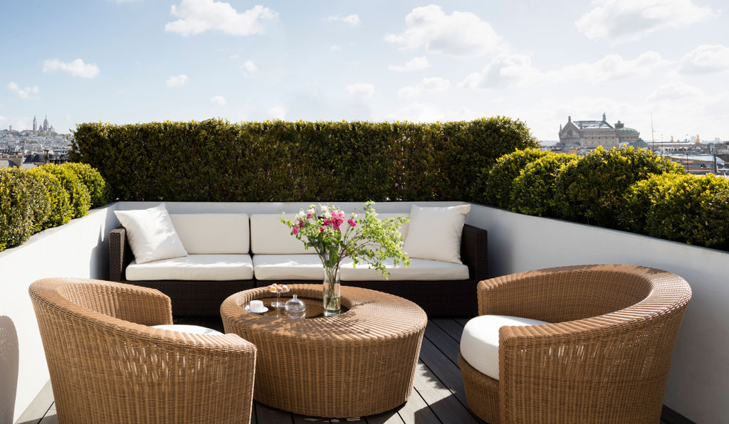 Presidential Suite Corner Terrace at Hyatt Paris Madeleine, Paris, France