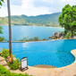 Outdoor Pool at Panviman Resort Koh Phangan, Suratthani, Thailand