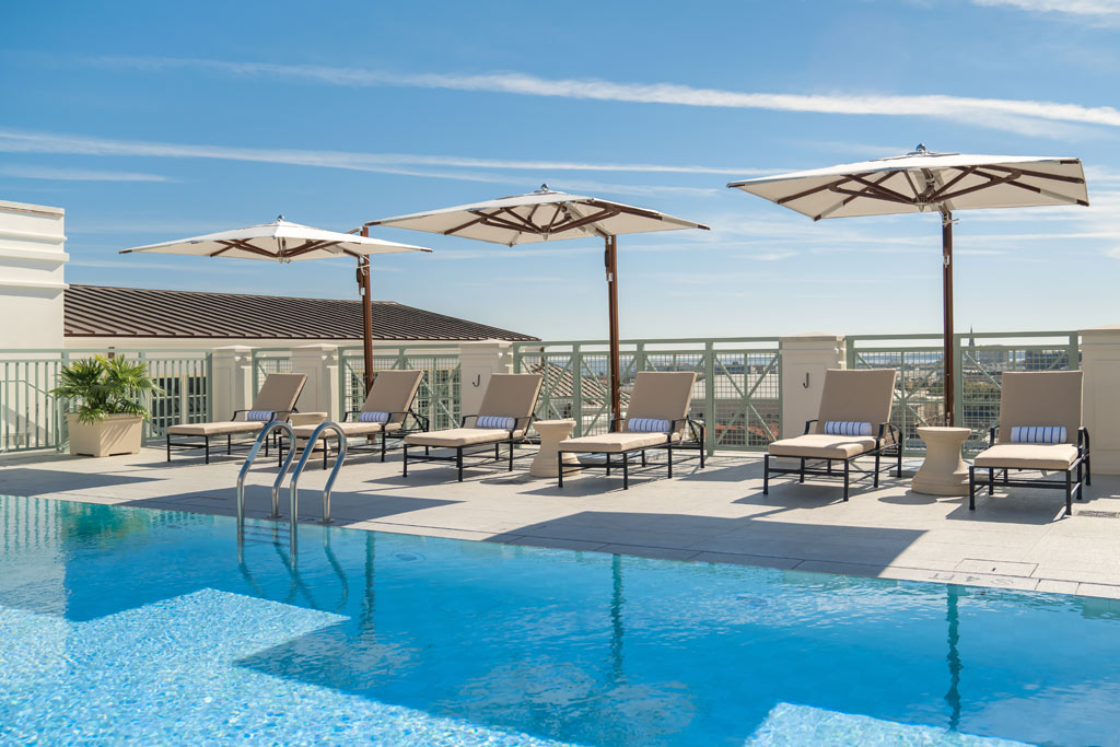 Rooftop Pool at Hotel Bennett, Charleston, SC