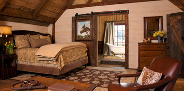 Loft Guest Room at The Ranch at Rock Creek, Philipsburg, MT