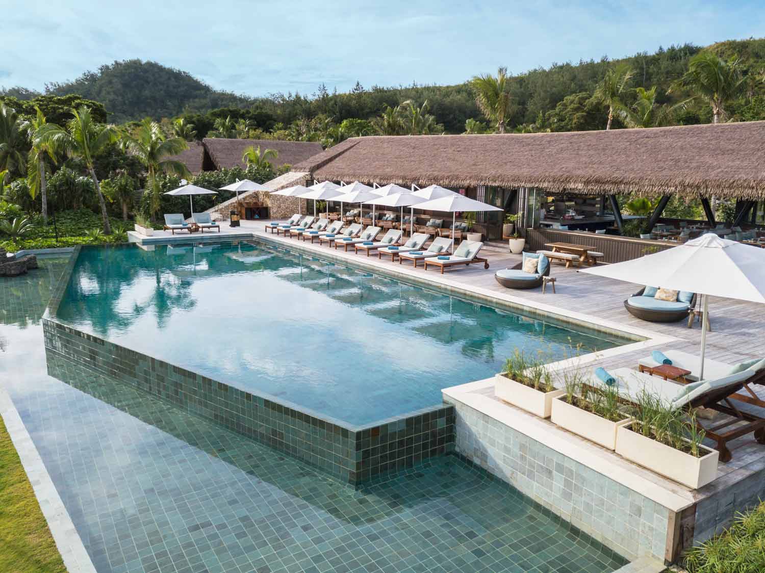 Outdoor Pool at Six Senses Fiji, MALOLO ISLAND, FIJI ISLANDS