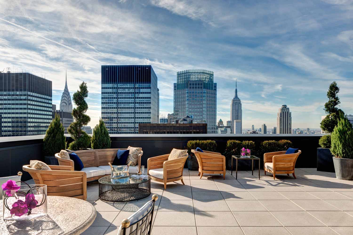 Jewel Suite Terrace at The Towers at Lotte New York Palace, United States