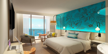  Curacao Marriott Beach Resort King Guest Room