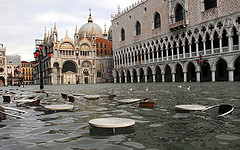 Venice with the floods