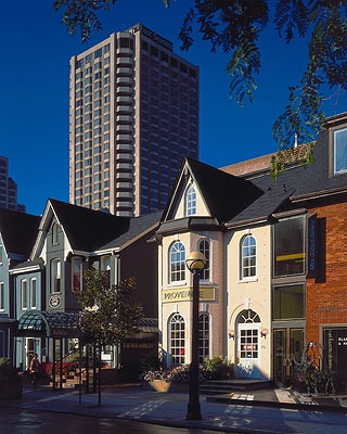 Yorkville, Toronto near the Four Seasons Hotel