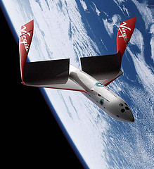 Virgin Galactic tourist spaceship