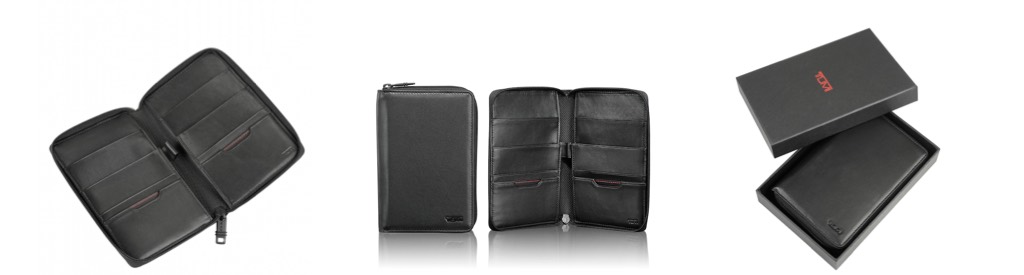 Tumi Delta Zip-Around Multiple Passport Wallet