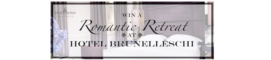 Win a Romantic Retreat at Hotel Brunelleschi